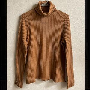 Croft & Barrow Light Brown women’s Turtleneck Sweater Size XXL